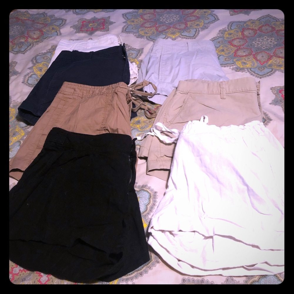 Old navy shorts size 10 lot of 7
